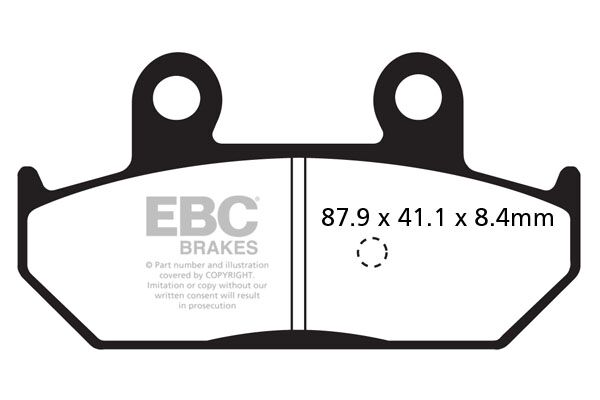 BRAKE PAD SFAC-SERIES CARBON SCOOTER