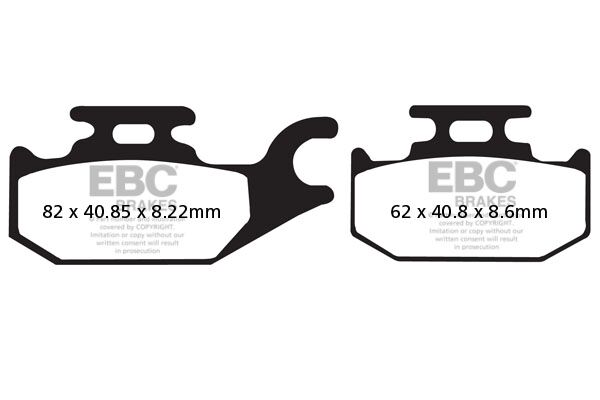 BRAKE PAD SFAC-SERIES CARBON SCOOTER