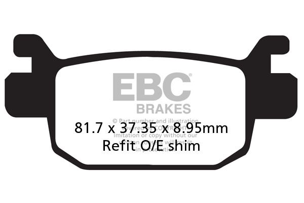 BRAKE PAD SFAC-SERIES CARBON SCOOTER