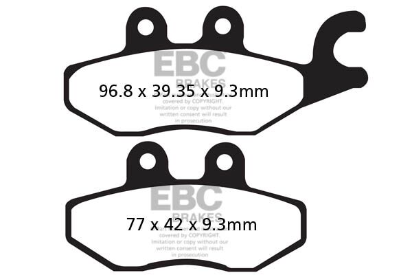 BRAKE PAD SFAC-SERIES CARBON SCOOTER