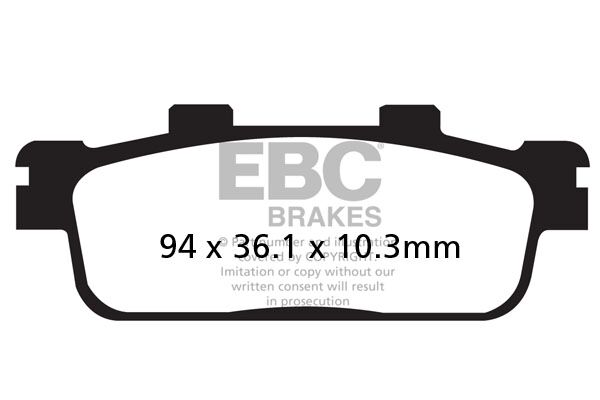 BRAKE PAD SFAC-SERIES CARBON SCOOTER