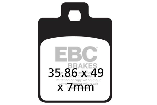 BRAKE PAD SFAC-SERIES CARBON SCOOTER
