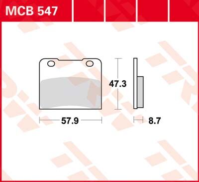 BRAKE PAD ALLROUND ORGANIC STANDARD
