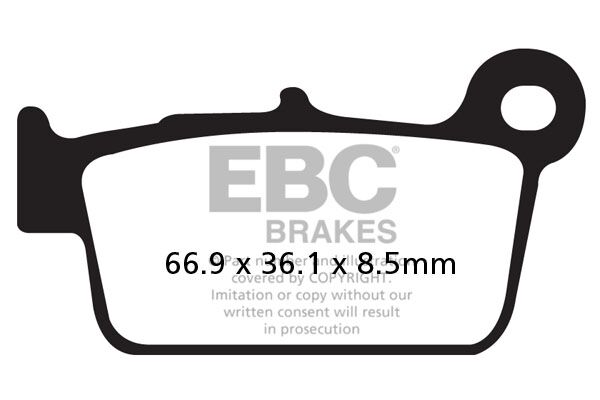 BRAKE PAD FA-TT SERIES CARBON OFFROAD