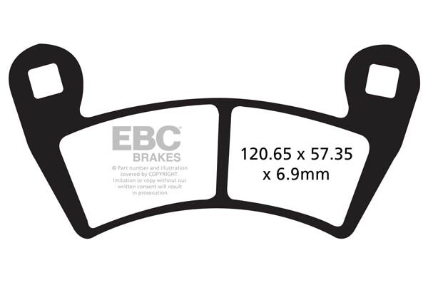 BRAKE PAD FA-TT SERIES CARBON OFFROAD