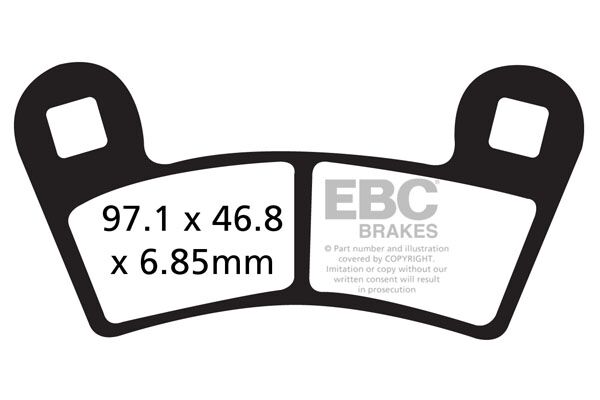 BRAKE PAD FA-TT SERIES CARBON OFFROAD