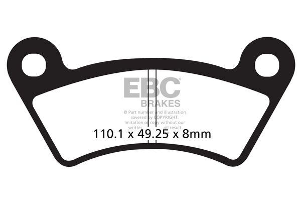 BRAKE PAD FA-TT SERIES CARBON OFFROAD