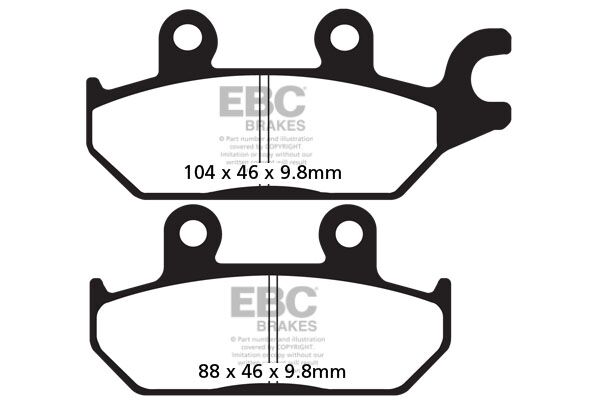BRAKE PAD FA-TT SERIES CARBON OFFROAD