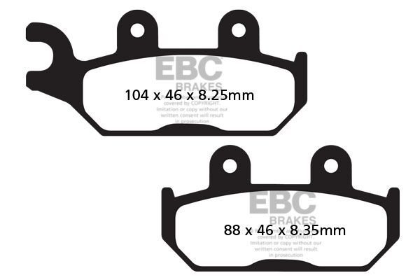 BRAKE PAD FA-TT SERIES CARBON OFFROAD