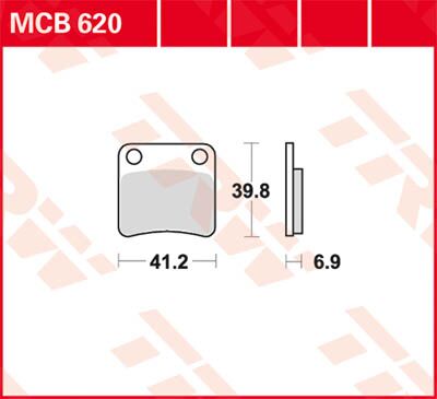BRAKE PAD ALLROUND ORGANIC STANDARD