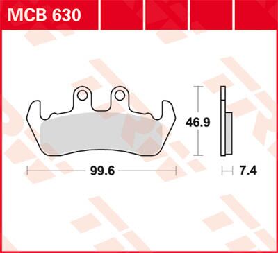 BRAKE PAD ALLROUND ORGANIC STANDARD