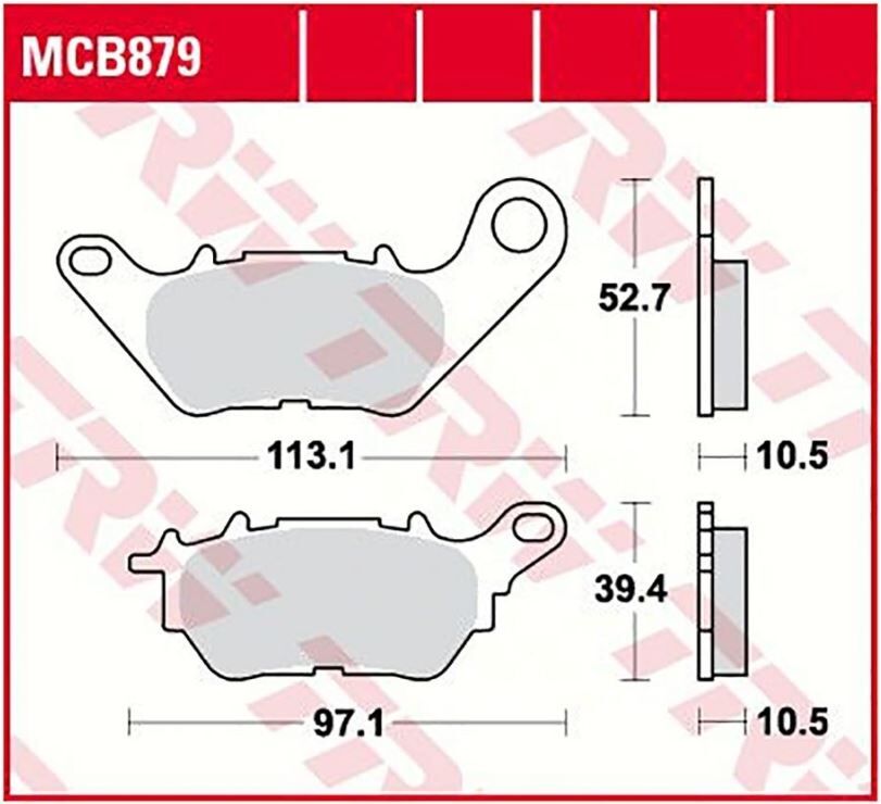 BRAKE PAD ALLROUND ORGANIC STANDARD