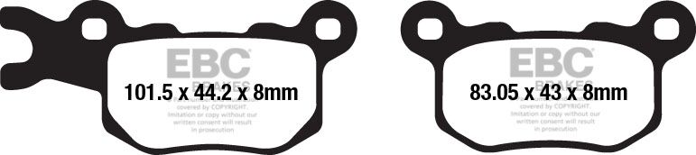 BRAKE PAD FA-TT SERIES CARBON OFFROAD