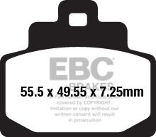 BRAKE PAD SFA-SERIES ORGANIC SCOOTER