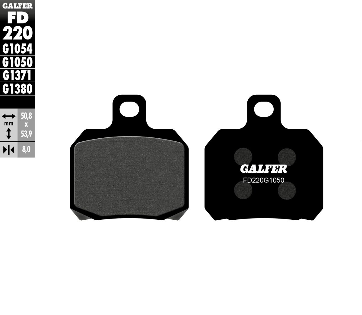 BRAKE PAD SCOOTER ORGANIC