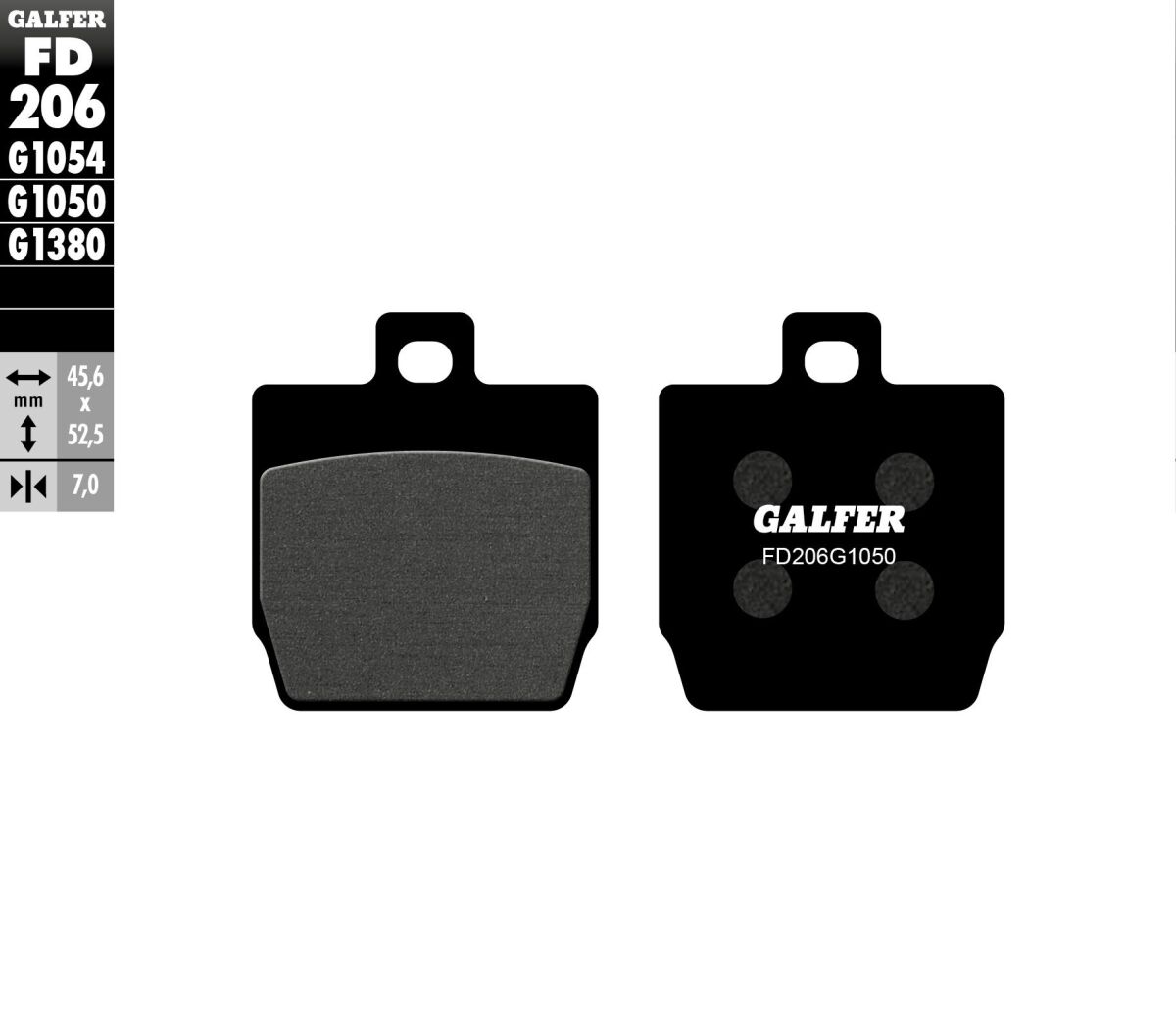 BRAKE PAD SCOOTER ORGANIC