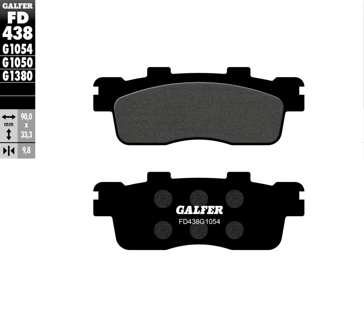 BRAKE PAD SEMI METAL