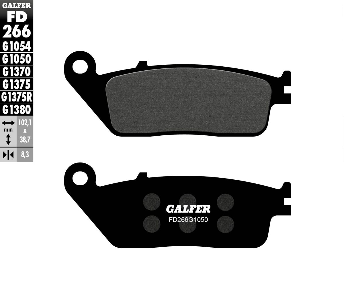 BRAKE PAD SCOOTER ORGANIC