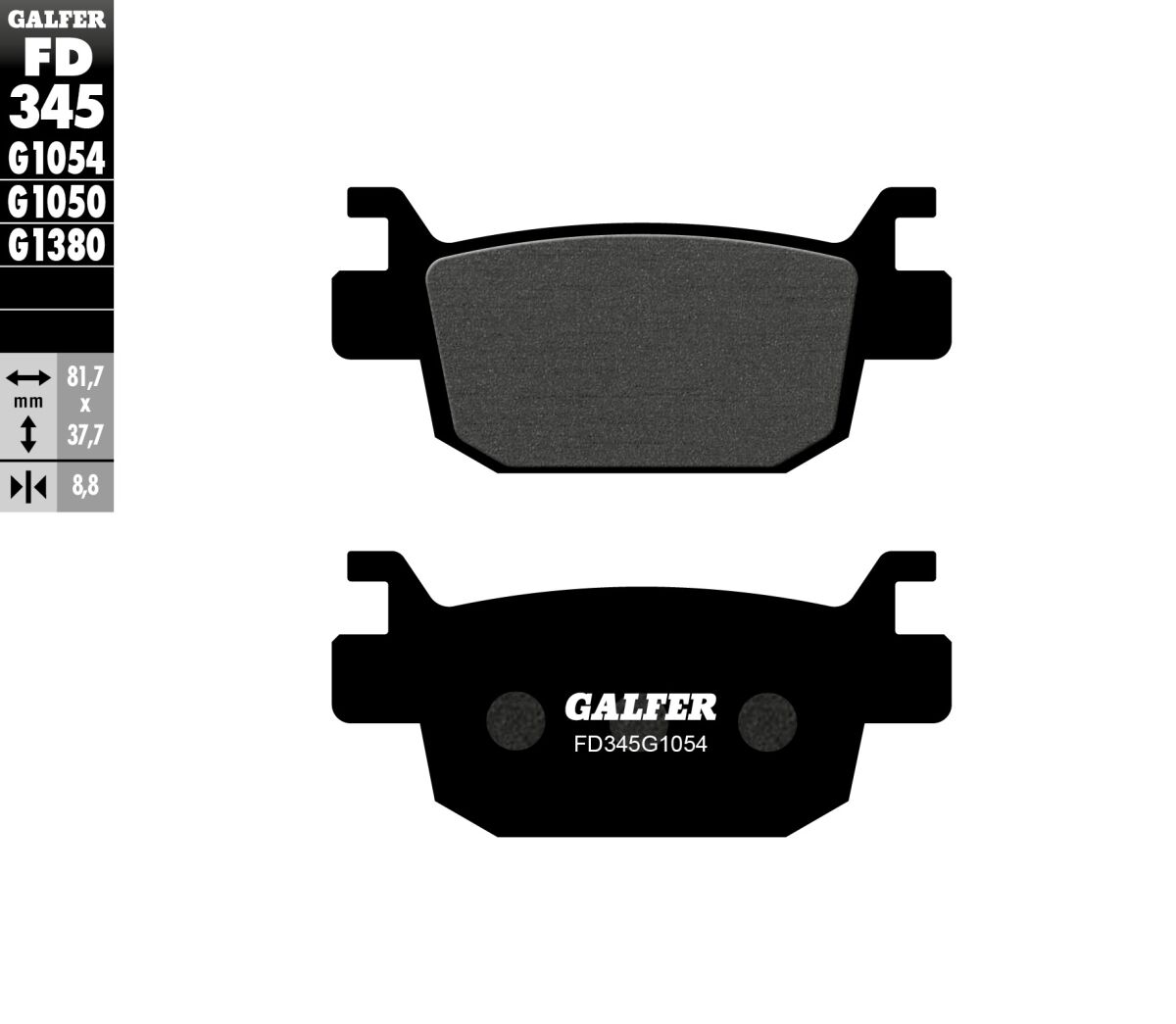BRAKE PAD SEMI METAL