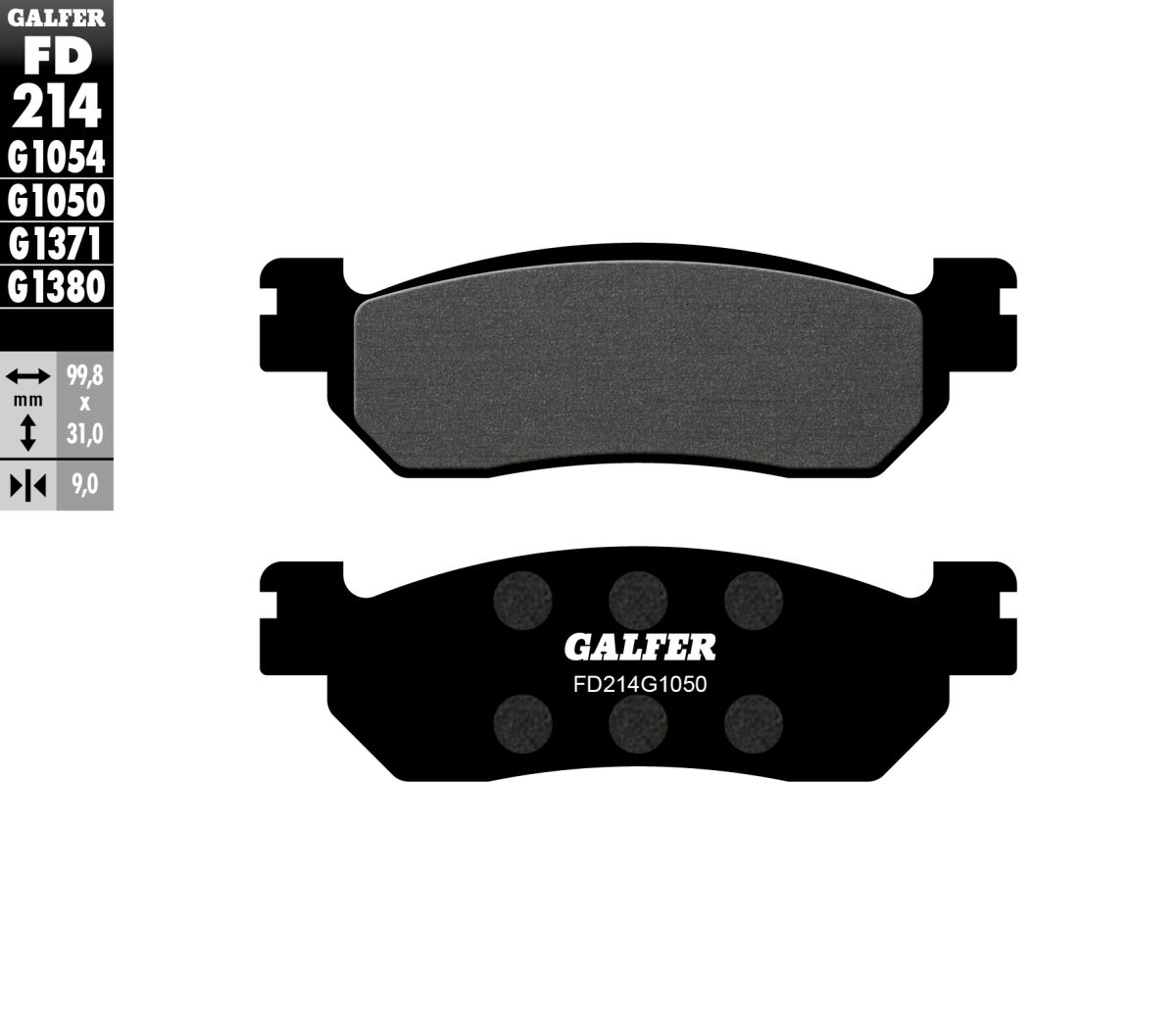 BRAKE PAD SCOOTER ORGANIC