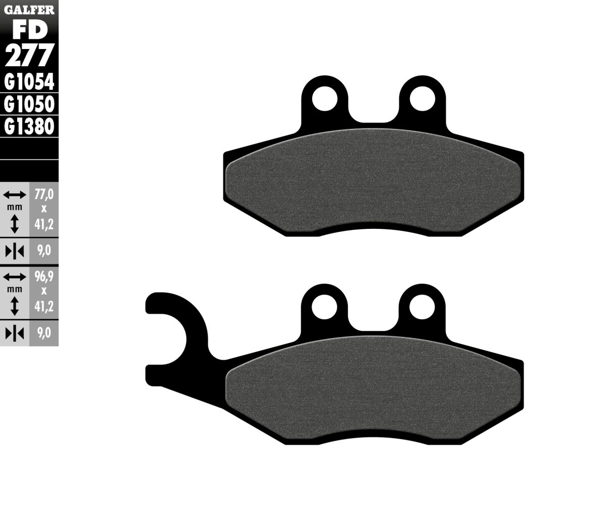 BRAKE PAD SCOOTER ORGANIC