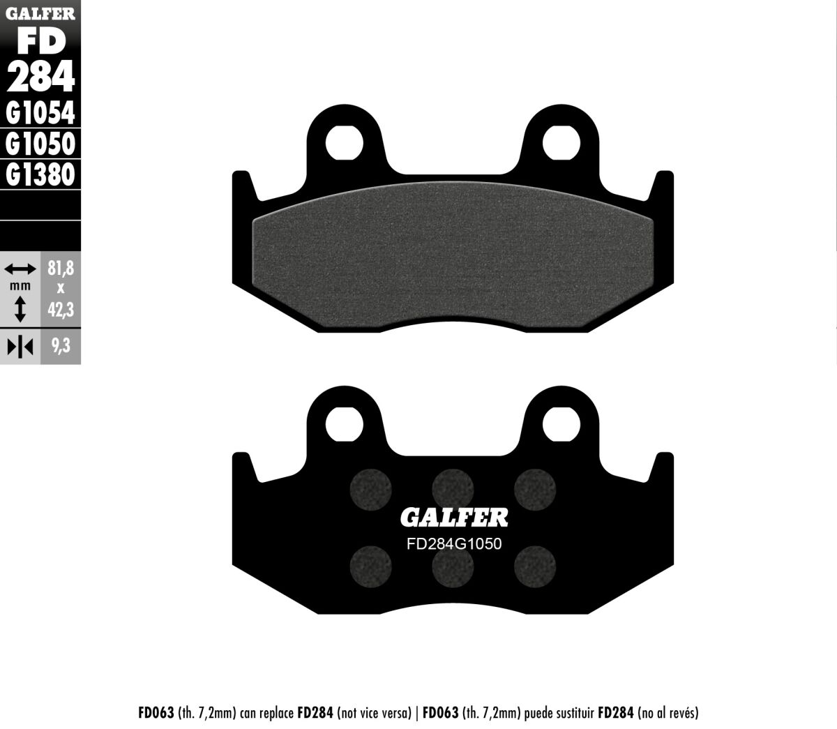 BRAKE PAD SCOOTER ORGANIC