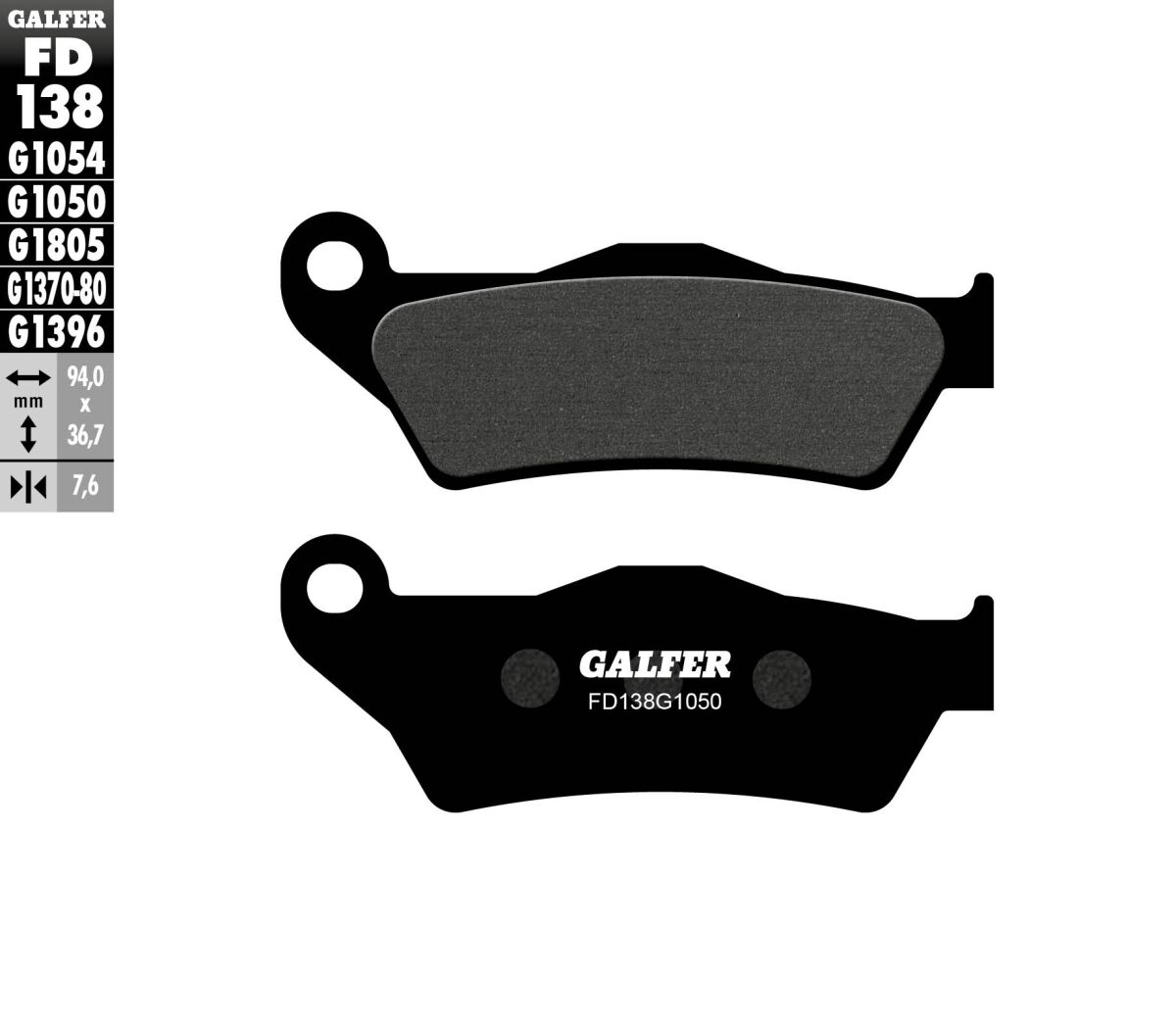 BRAKE PAD SCOOTER ORGANIC