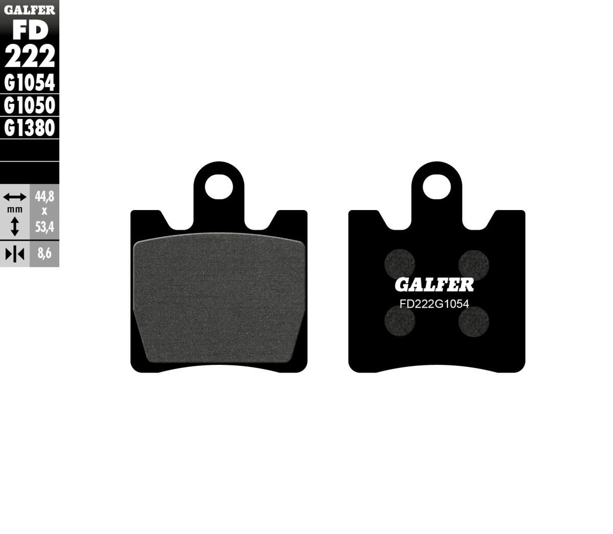 BRAKE PAD SEMI METAL