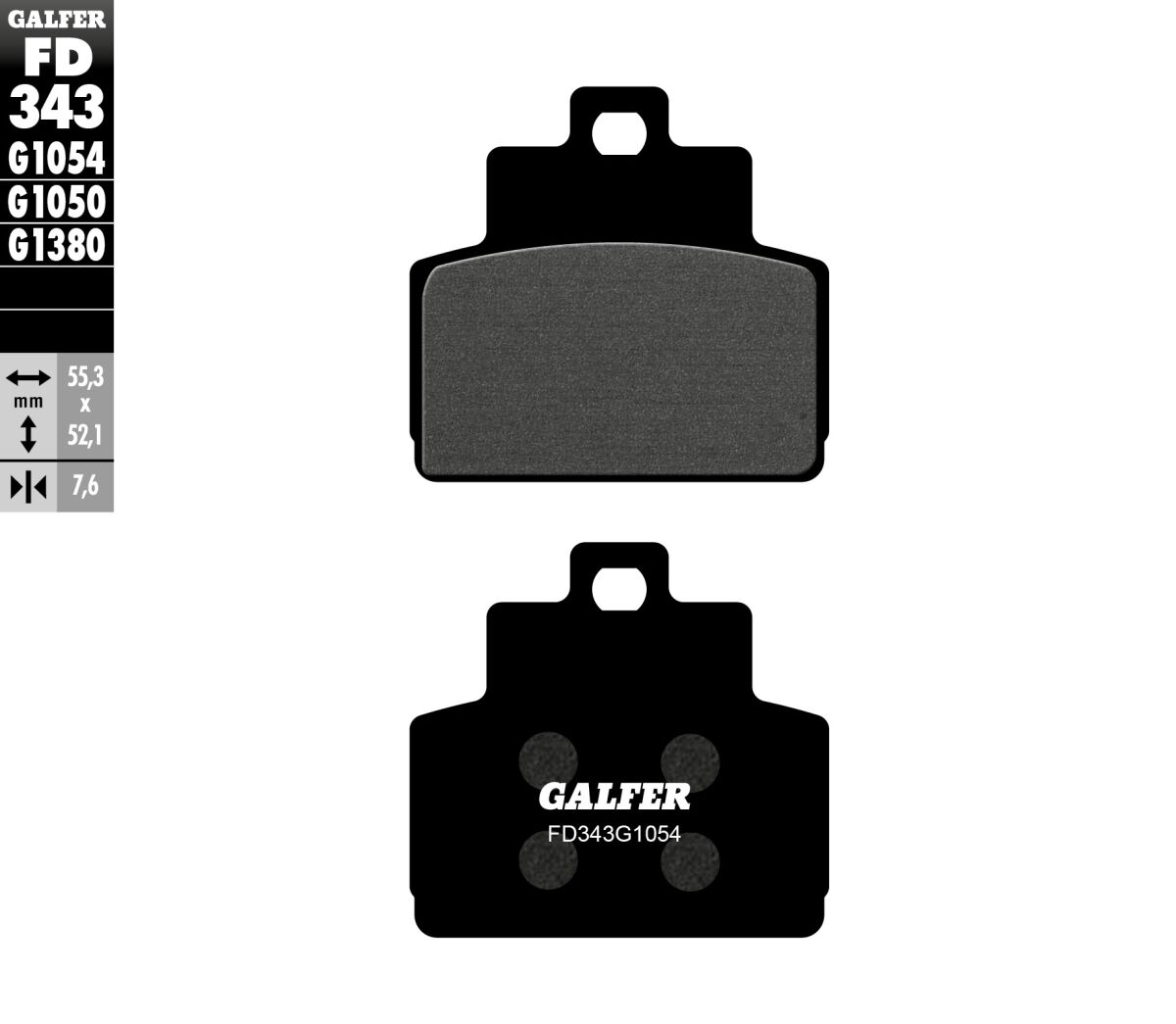 BRAKE PAD SEMI METAL