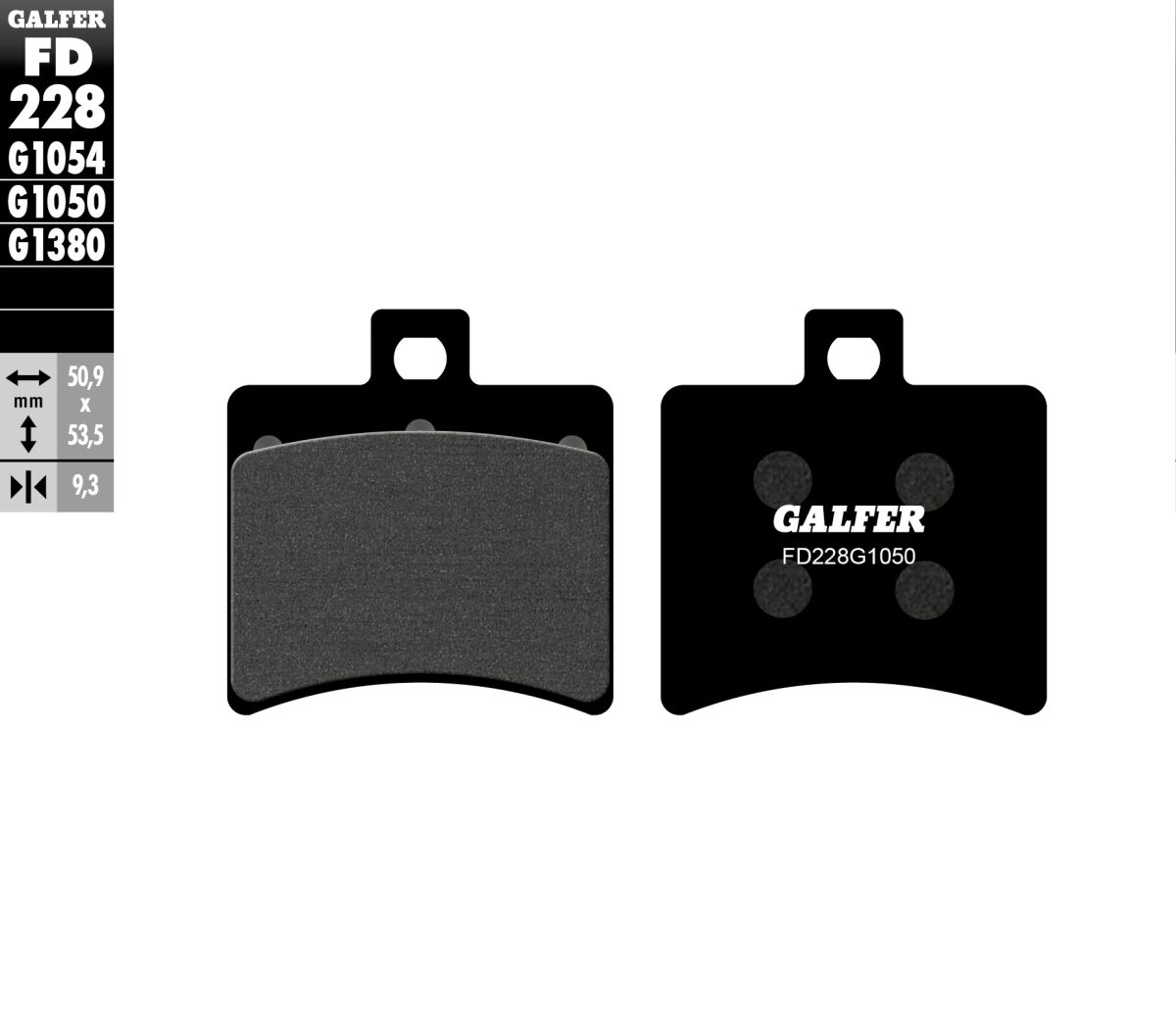 BRAKE PAD SCOOTER ORGANIC