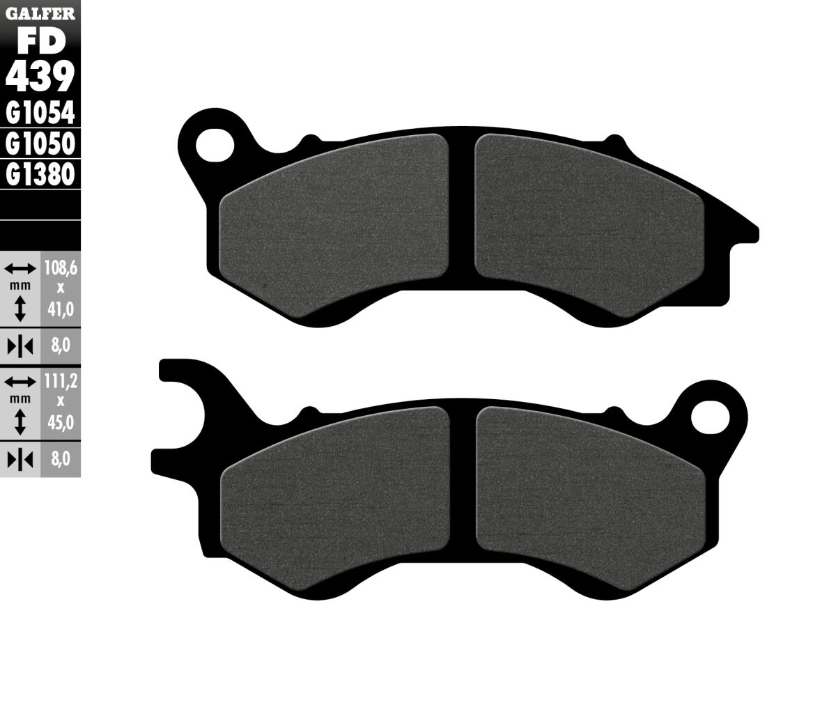 BRAKE PAD SCOOTER ORGANIC
