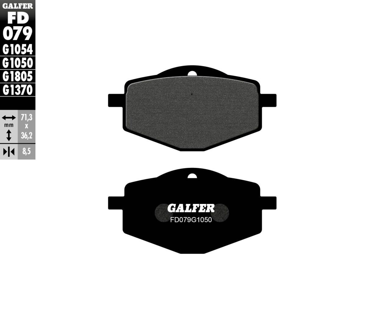 BRAKE PAD SCOOTER ORGANIC