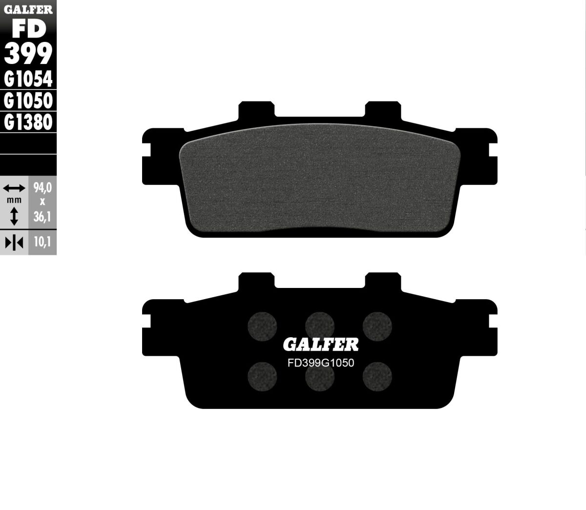 BRAKE PAD SCOOTER ORGANIC