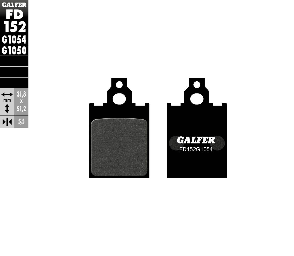 BRAKE PAD SEMI METAL