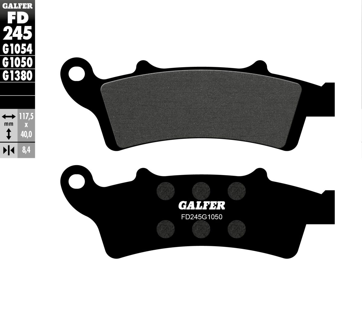 BRAKE PAD SCOOTER ORGANIC