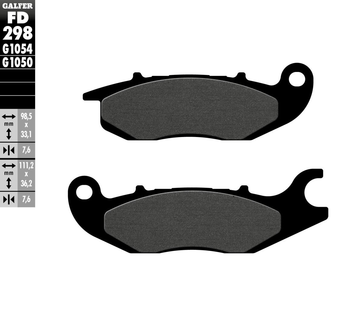 BRAKE PAD SCOOTER ORGANIC