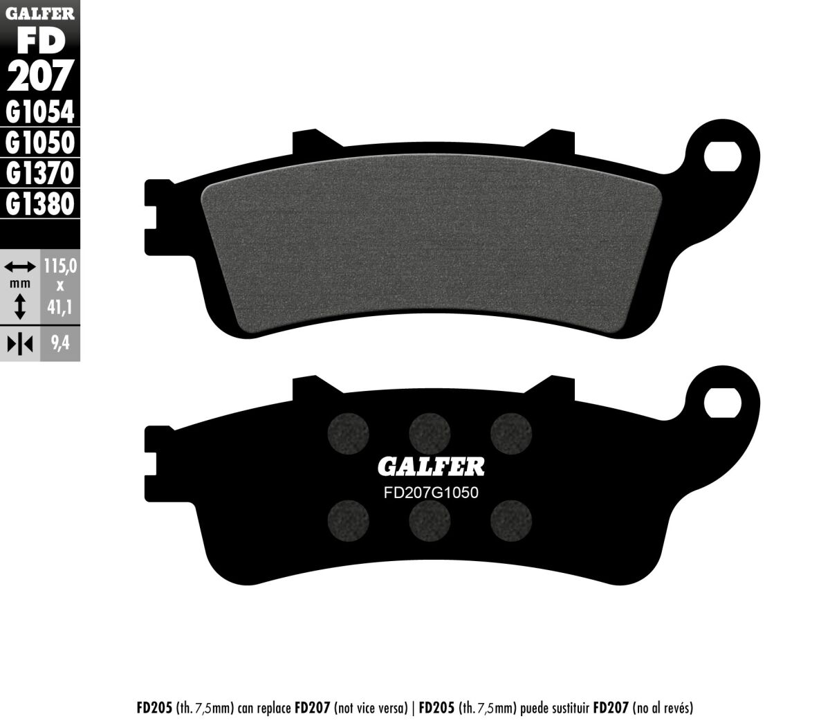 BRAKE PAD SCOOTER ORGANIC