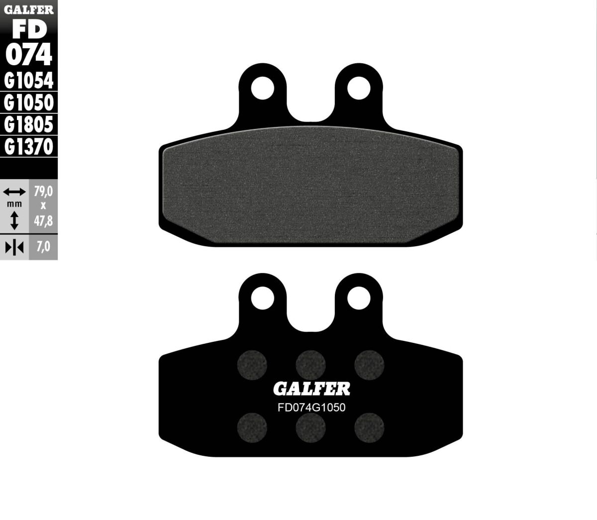 BRAKE PAD SCOOTER ORGANIC