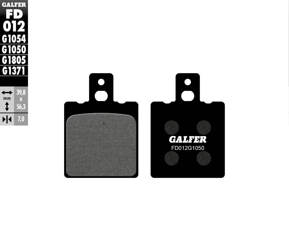 BRAKE PAD SCOOTER ORGANIC