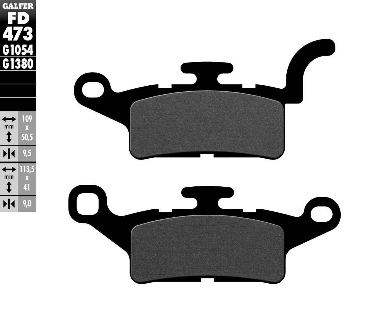 BRAKE PAD SEMI METAL