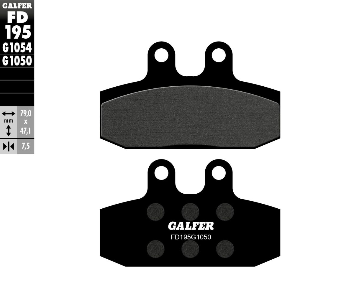 BRAKE PAD SCOOTER ORGANIC