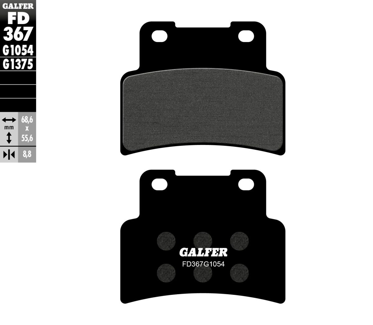 BRAKE PAD SEMI METAL