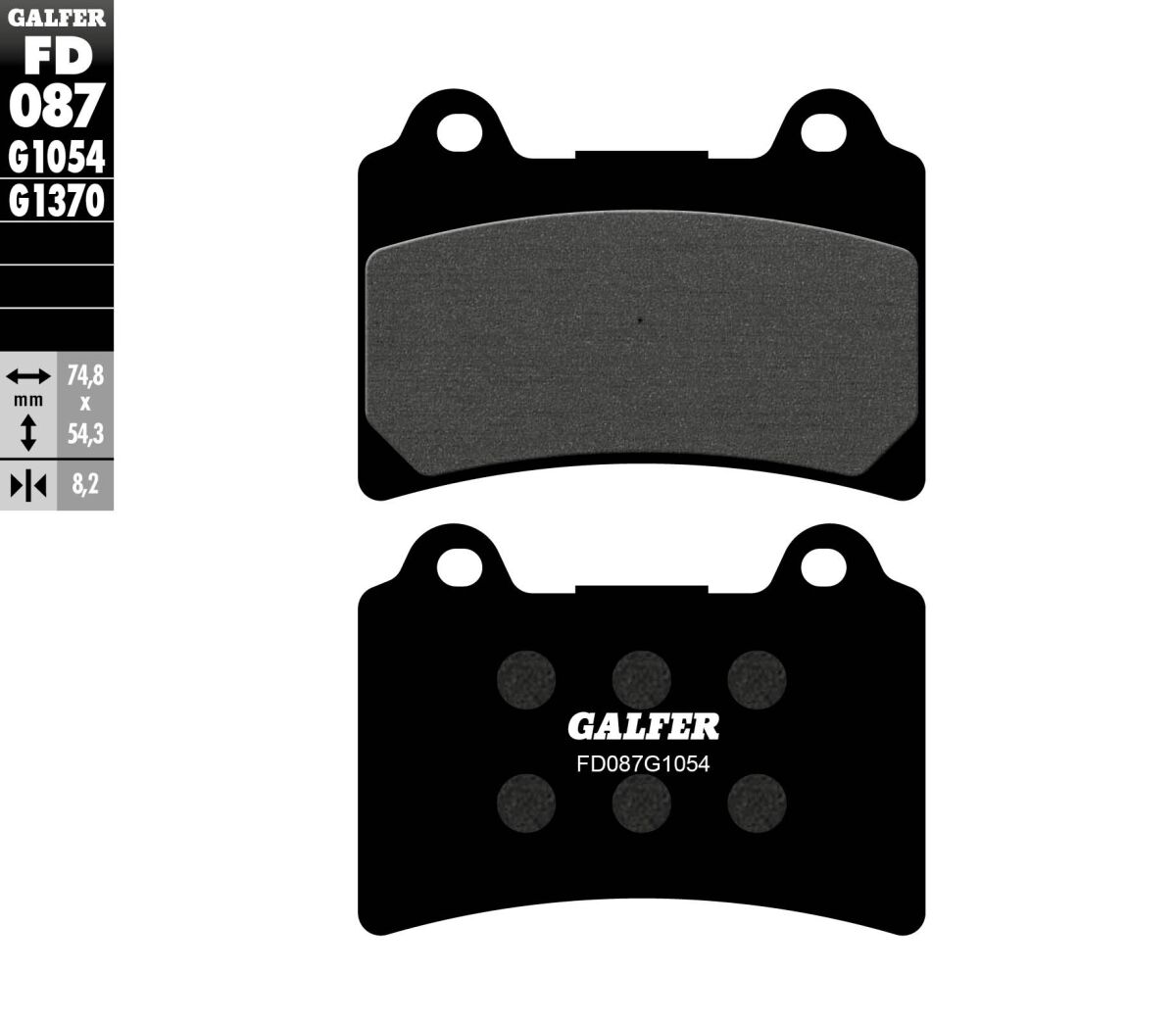 BRAKE PAD SEMI METAL