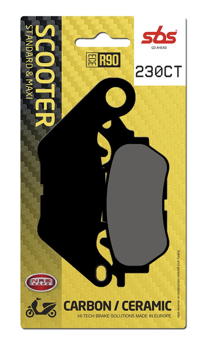 BRAKE PAD CARBON CERAMIC HI-TECH SCOOTER