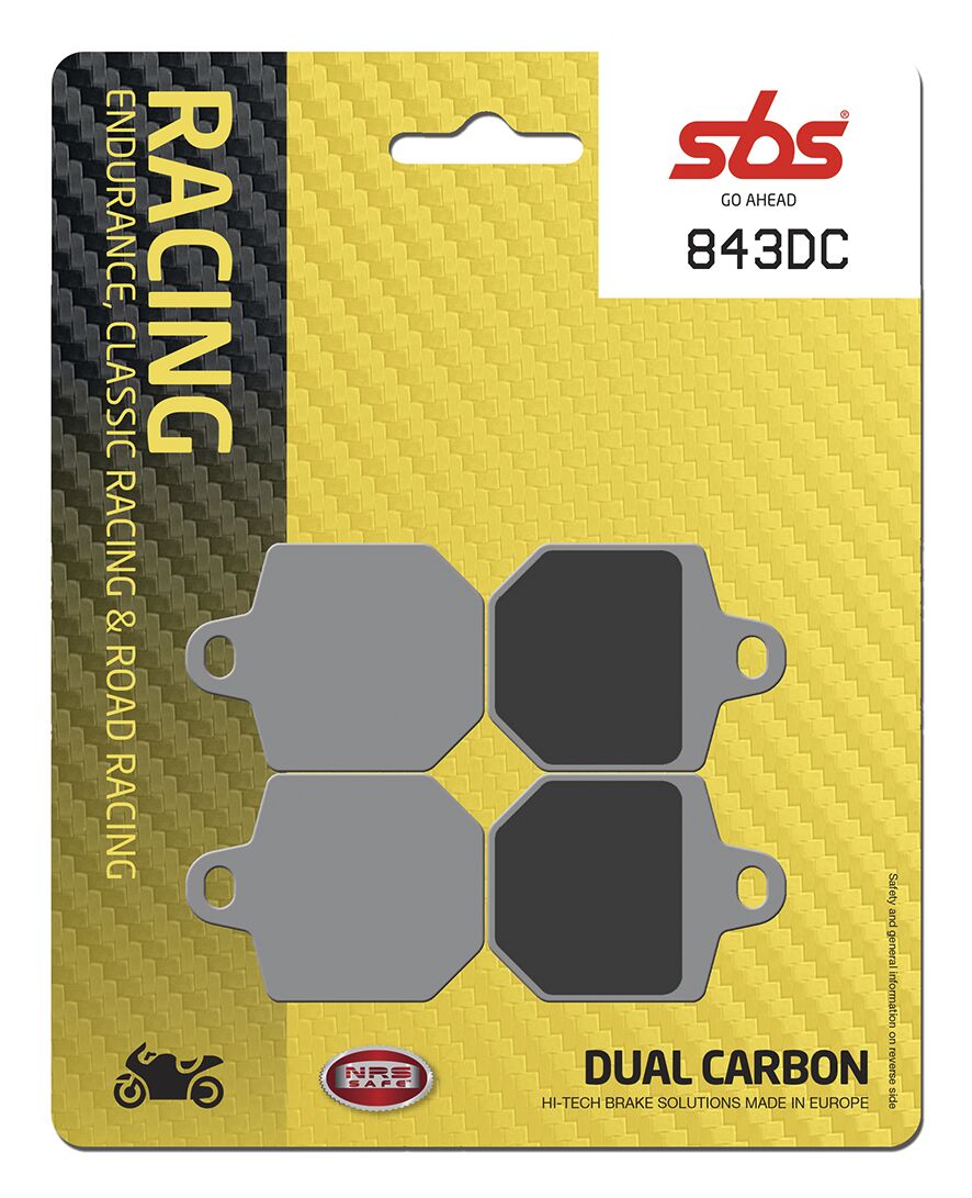 BRAKE PAD DUAL CARBON HI-TECH RACING