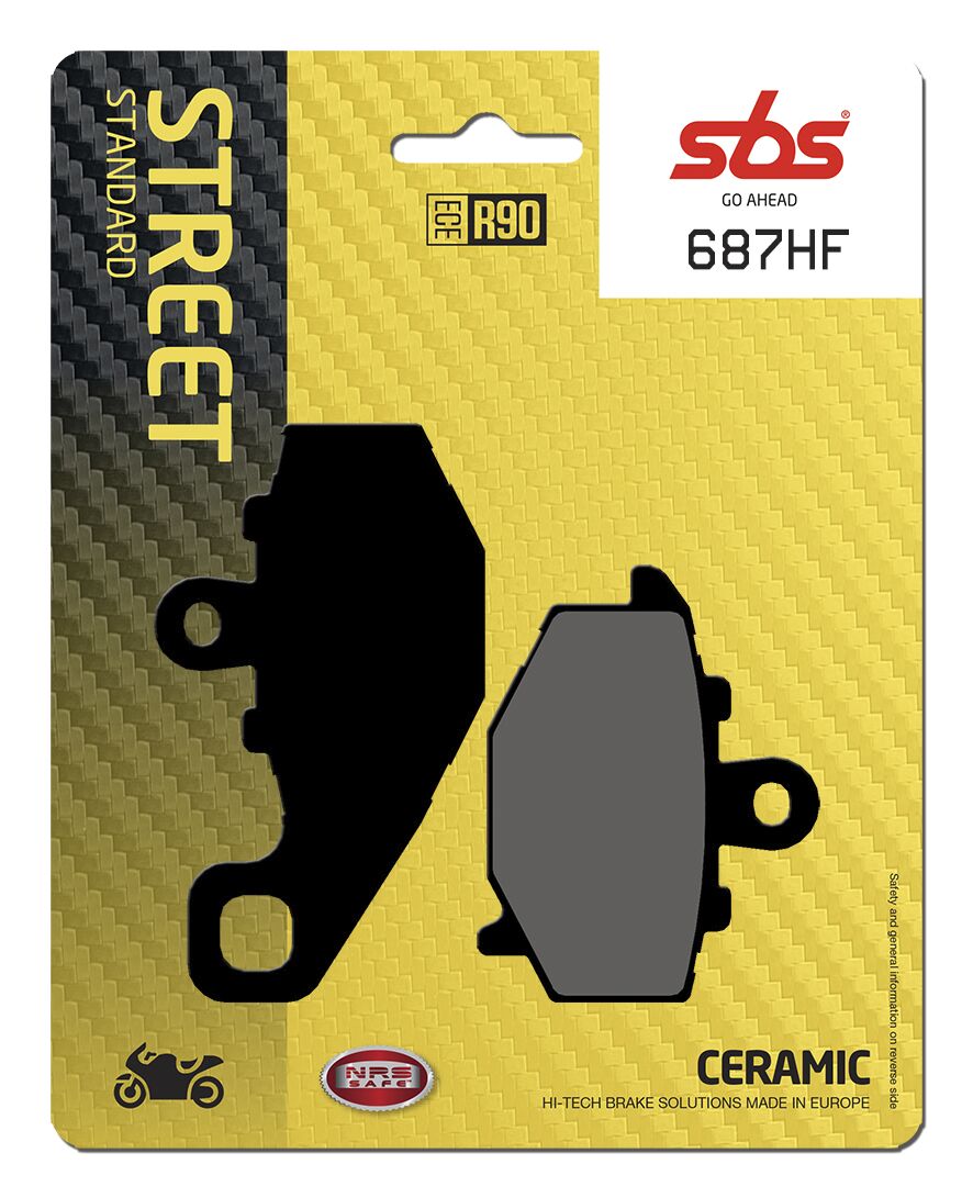 BRAKE PAD CERAMIC STREET