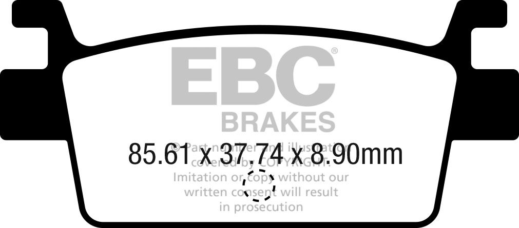 BRAKE PAD CARBON SCOOTER