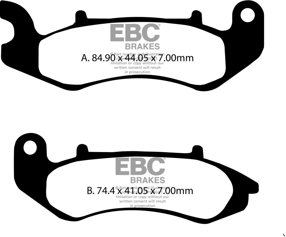 BRAKE PAD SFA ORCANIC SCOOTER