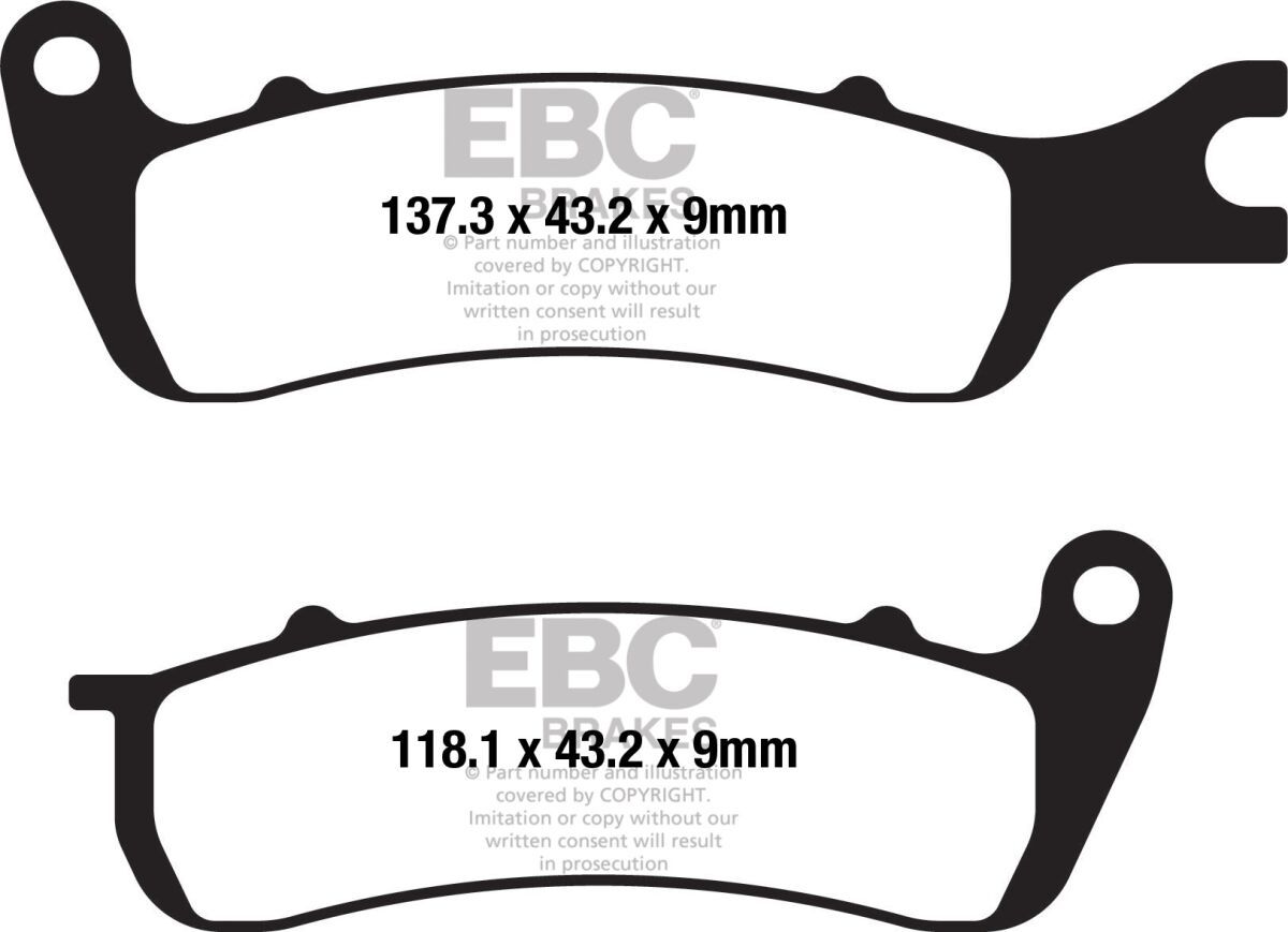 BRAKE PAD FA SERIES ORGANIC