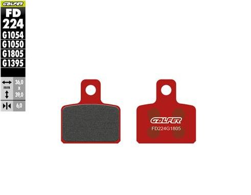 BRAKE PAD SEMI METALLIC